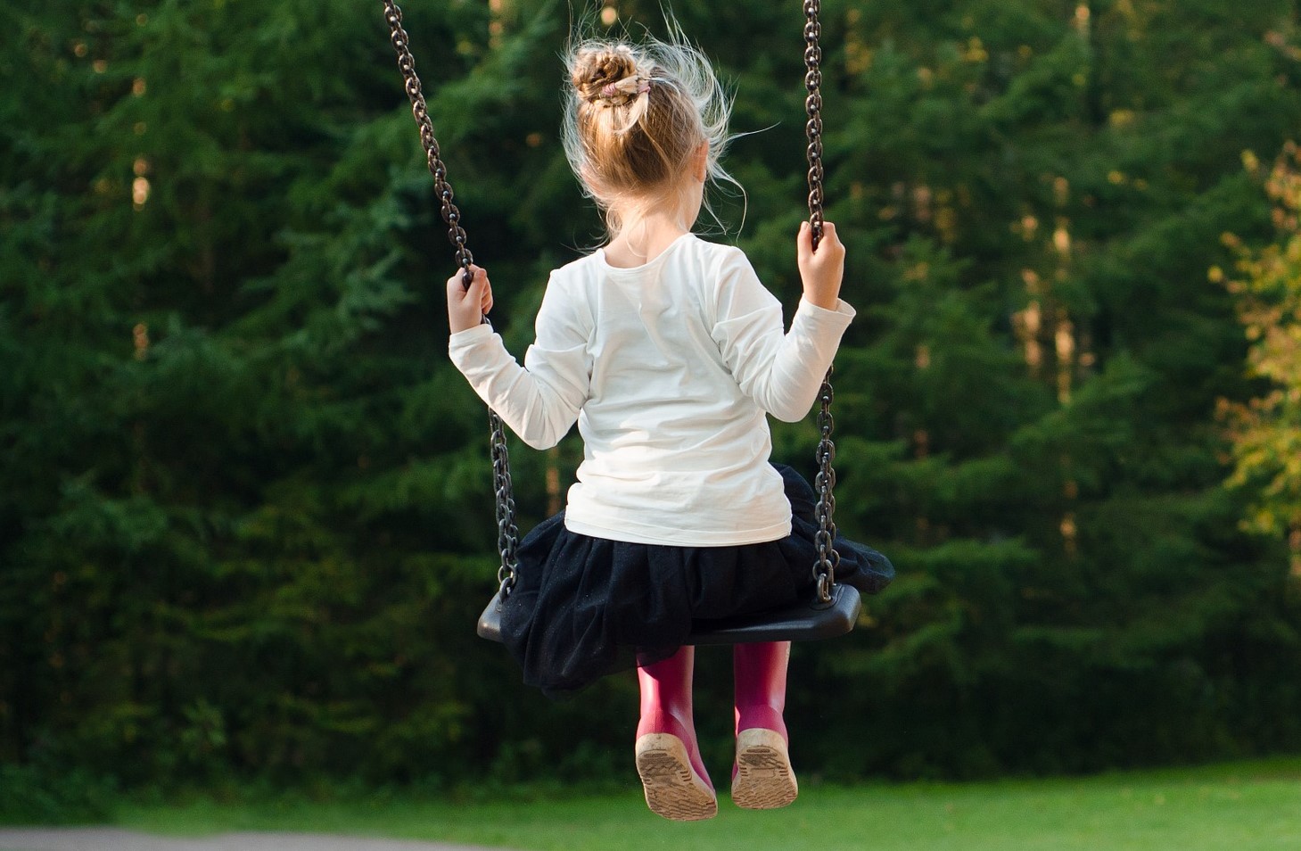 Child on Swing