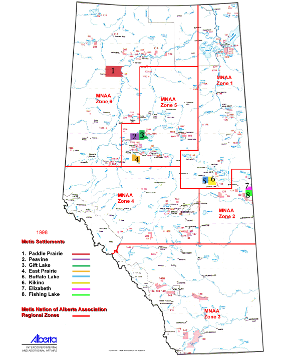 MNA Regions Map