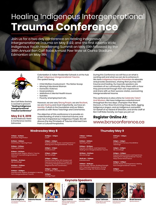 Healing Intergenerational Trauma Conference Poster