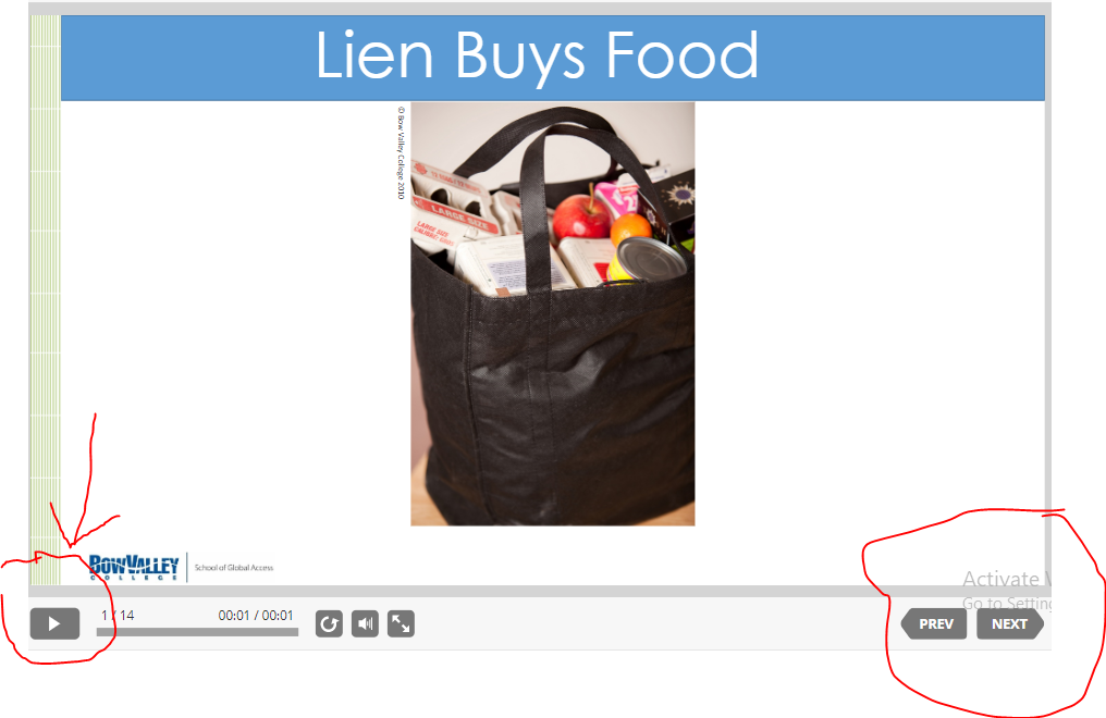 Lien Buys Food